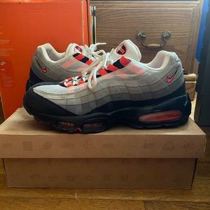 Mens air max 95 solar red